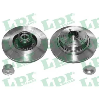 Jeu de 2 disques de frein arrière LPR R1046PCA