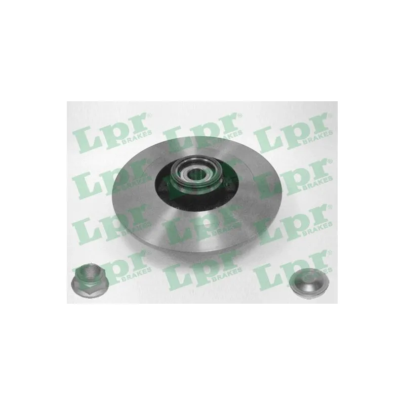 Jeu de 2 disques de frein arrière LPR R1047PCA