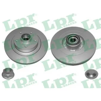 Jeu de 2 disques de frein arrière LPR R1047PRCA