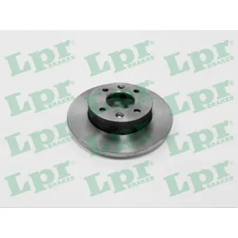 Jeu de 2 disques de frein avant LPR R1051P