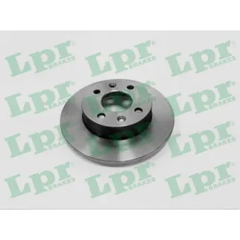 Jeu de 2 disques de frein avant LPR R1053P