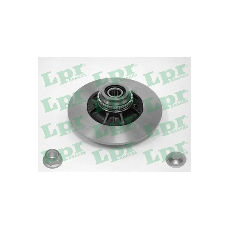 Jeu de 2 disques de frein arrière LPR R1054PCA