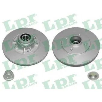 Jeu de 2 disques de frein arrière LPR R1054PRCA