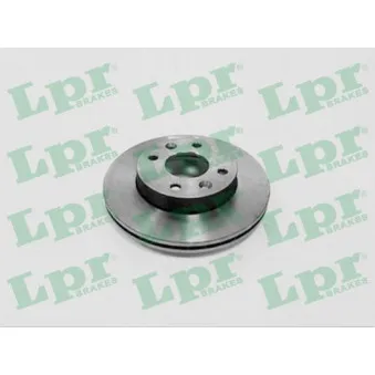 Jeu de 2 disques de frein avant LPR R1061V