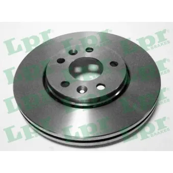 Jeu de 2 disques de frein avant LPR R1073V
