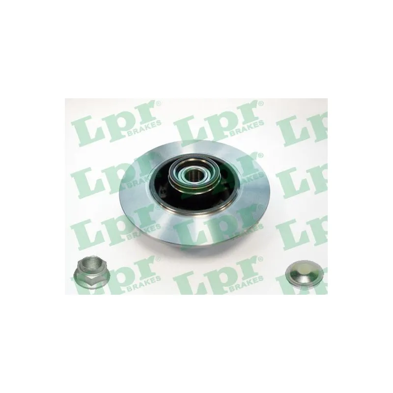 Jeu de 2 disques de frein arrière LPR R1084PCA