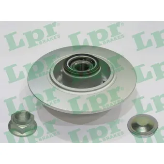 Jeu de 2 disques de frein arrière LPR R1084PRCA