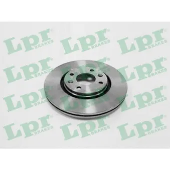 Jeu de 2 disques de frein avant LPR R1201V