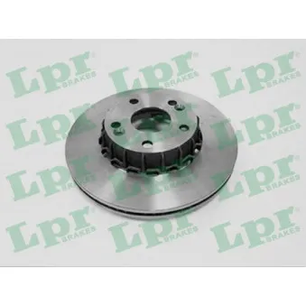 Jeu de 2 disques de frein avant LPR R1221V
