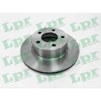 Jeu de 2 disques de frein avant LPR R1291V
