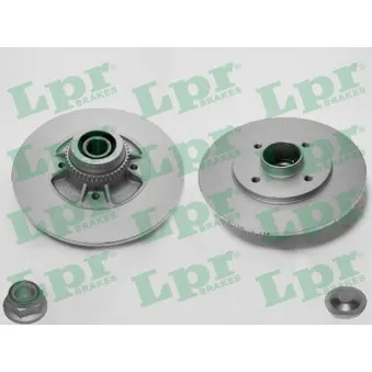 Jeu de 2 disques de frein arrière LPR R1411PRCA
