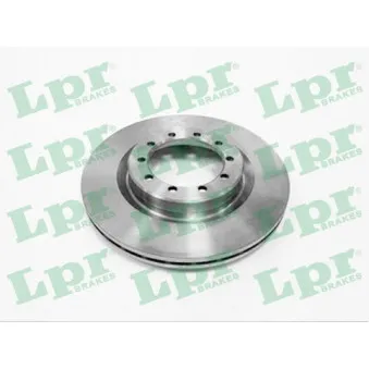 Jeu de 2 disques de frein avant LPR R1531V