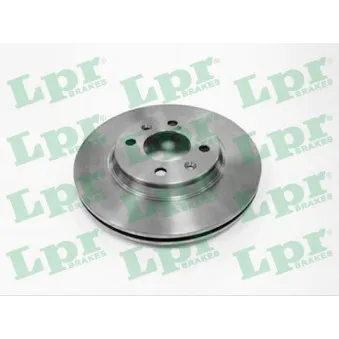 Jeu de 2 disques de frein avant LPR S1071V