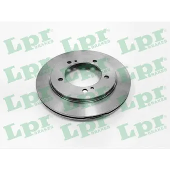 Jeu de 2 disques de frein avant LPR S5003V