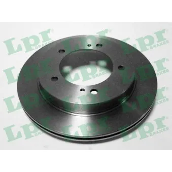 Jeu de 2 disques de frein avant LPR S5101V