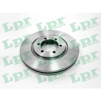 Jeu de 2 disques de frein avant LPR S7001V