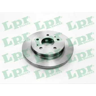 Jeu de 2 disques de frein avant LPR T2035P