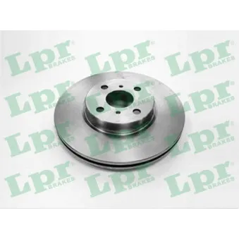 Jeu de 2 disques de frein avant LPR T2045V