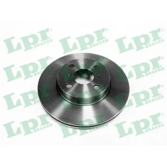 Jeu de 2 disques de frein avant LPR T2058V