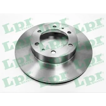 Jeu de 2 disques de frein avant LPR T2063V
