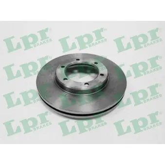 Jeu de 2 disques de frein avant LPR T2067V