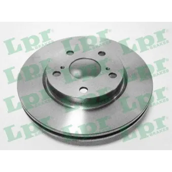 Jeu de 2 disques de frein avant LPR T2089V