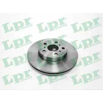 Jeu de 2 disques de frein avant LPR T2471V