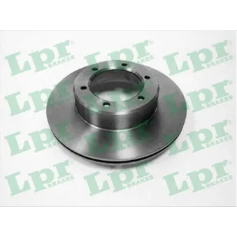 Jeu de 2 disques de frein avant LPR T2481V