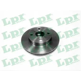 Jeu de 2 disques de frein avant LPR T2611V