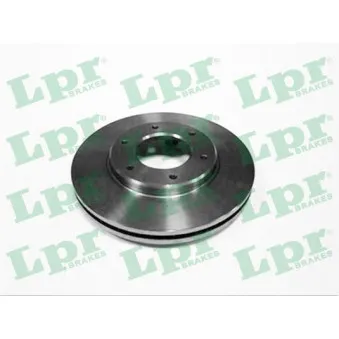 Jeu de 2 disques de frein avant LPR T2876V