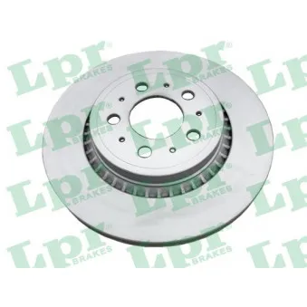 Jeu de 2 disques de frein arrière LPR V1003VR
