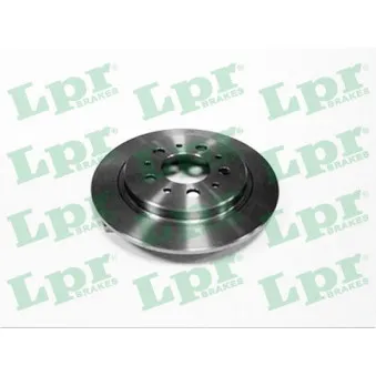 Jeu de 2 disques de frein arrière LPR V1321P