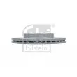 Jeu de 2 disques de frein avant FEBI BILSTEIN 02806 - Visuel 3