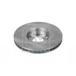 Jeu de 2 disques de frein avant FEBI BILSTEIN 05179 - Visuel 2