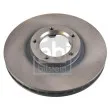 Jeu de 2 disques de frein avant FEBI BILSTEIN 05647 - Visuel 1