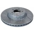 Jeu de 2 disques de frein avant FEBI BILSTEIN 105720 - Visuel 1