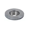 Jeu de 2 disques de frein avant FEBI BILSTEIN 105720 - Visuel 2