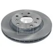 Jeu de 2 disques de frein avant FEBI BILSTEIN 10625 - Visuel 1