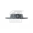 Jeu de 2 disques de frein arrière FEBI BILSTEIN 10755 - Visuel 3