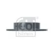 Jeu de 2 disques de frein arrière FEBI BILSTEIN 10773 - Visuel 3
