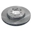 Jeu de 2 disques de frein avant FEBI BILSTEIN 10911 - Visuel 1