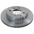Jeu de 2 disques de frein avant FEBI BILSTEIN 12137 - Visuel 1