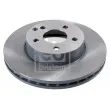 Jeu de 2 disques de frein avant FEBI BILSTEIN 30550 - Visuel 1