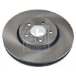 Jeu de 2 disques de frein avant FEBI BILSTEIN 39210 - Visuel 1