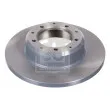Jeu de 2 disques de frein arrière FEBI BILSTEIN 43825 - Visuel 1