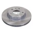 Jeu de 2 disques de frein avant FEBI BILSTEIN 43829 - Visuel 1