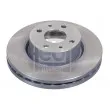 Jeu de 2 disques de frein avant FEBI BILSTEIN 43879 - Visuel 1
