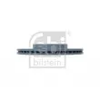 Jeu de 2 disques de frein avant FEBI BILSTEIN 43925 - Visuel 3