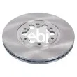 Jeu de 2 disques de frein avant FEBI BILSTEIN 44106 - Visuel 1