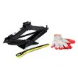 Cric de voiture losange 2T + gants AMIO 02479 - Visuel 1